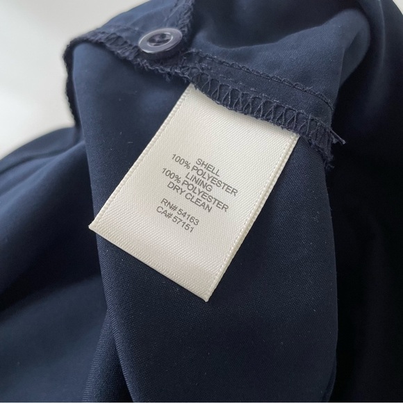 ELIZA J Navy Jumpsuit Casual Soft Full Length Wide Leg Jumpsuit Size 10 - Picture 7 of 11